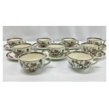 16pc Maddock England Indian Tree Cups & Saucers