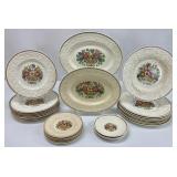 27pc Wedgewood Patrician Windemere China