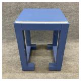 Blue Modern Accent Table