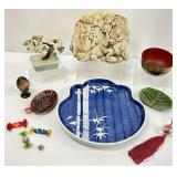 12pc Lot of Assorted China and Decor