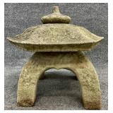 Concrete Pagoda Style Garden Decor