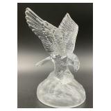 Clear Glass Eagle Figurine