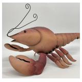 Metal Lobster Statue