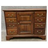 American of Martinsville Cherry Slide Top Server