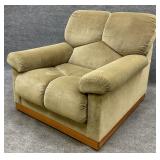 Vintage Channel Back Club Chair