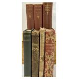 7pc Antique Poetry Books
