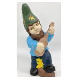Painted Concrete Gnome Statue
