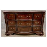 Ornately Styled Triple Dresser
