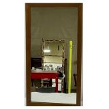 Small Mahogany Framed Mirror