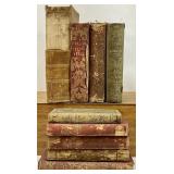 9pc Antique Books
