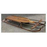 Antique Airline Wooden Sled