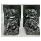 Heavy Metal Angel Figural Bookends