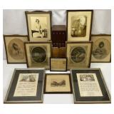 Antique / Vtg Picture Frame Grouping