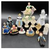 13pc Porcelain, Cermic & More Dolls / Figurines