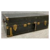 Black Steamer Trunk