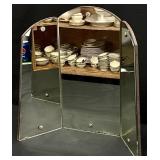 Antique Table Top Vanity Mirror