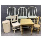 6pc Assorted Painted Furniture
