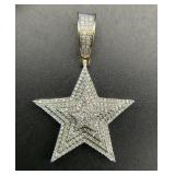 Diamond Star Necklace Pendant