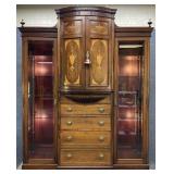 19th Century English Edwardian Bookcase