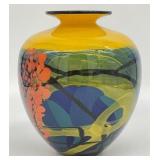 Ioan Nemtoi Signed Hand Blown Art Glass Vase