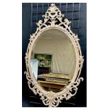 Ornate Oval Rococo Mirror