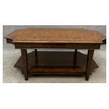 Theodore Alexander Burled Coffee Table