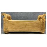 Quality Lift Top Scroll Arm Bench