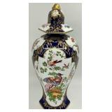 Large Chelsea House Lidded Bird Vase
