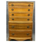 Tomlinson Old English Mahogany Chest on Chest