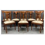 Set of 8 Italian Regency Dining Chairs
