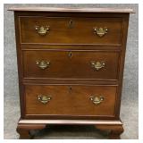 Craftique Mahogany 3 Drawer Stand