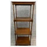 Regency Mahogany Four Shelf Etagere