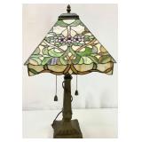 Stained Glass Floral Lamp