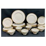 30pc Lenox Tuxedo China