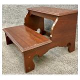 Craftique Mahogany Bed Steps