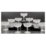 9 Waterford Lismore Champagne/Tall Sherbert