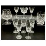 10pc Assorted Waterford Crystal Lismore Drinkware