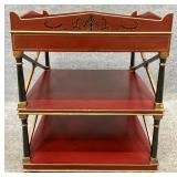 Ardley Hall Paint Decorated 3 Tier Stand