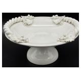 Arte Italiana Ceramic Pedestal Bowl