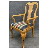 Young Hinkle Pine Queen Anne Arm Chair