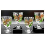 Lenox Holiday Plaid Ribbon Wine Glasses