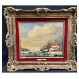 Rudolph Oldeman Oil on Board Painting