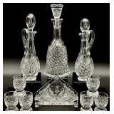 10pc Group of Beautiful Cut Glass