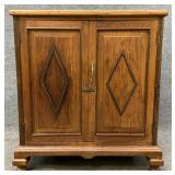 Two Door Blind Door Raised Panel Cabinet