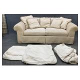 Frederick Edward Upholstered Sofa with Slipcover