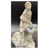Lladro Little Shepherd with Goat #4817