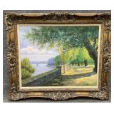 Signed Oil on Canvas Landscape