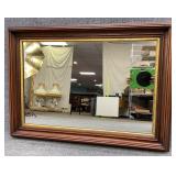 Antique Mahogany Frame Mirror