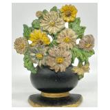 Vintage Cast Iron Flower Doorstop