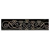 Vintage Wrought Iron Scroll Wall Decor